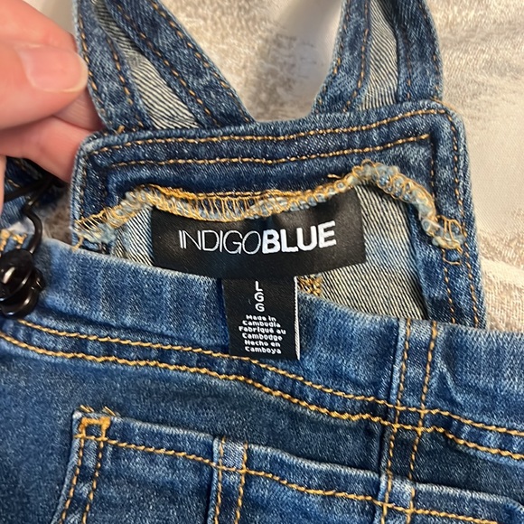 Denim maternity overalls - Picture 6 of 10